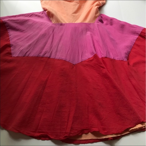 Philip DiCaprio color block Silk Dress - Picture 6 of 7